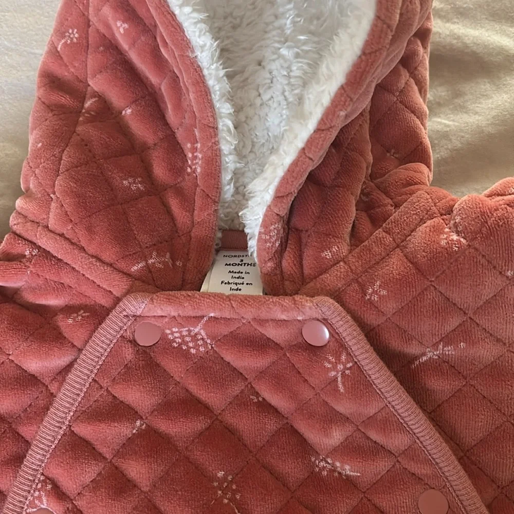 Nordstrom NWT Quilted Pink Desert Dottie - 3M
